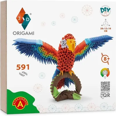 Obrázok produktu pre ALEXANDER Gra Origami 3D Papuga: Zestaw kreatywny