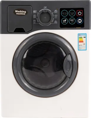 Produktbild von MalPlay Automatische Waschmaschine mit Schleudertrommel, realistischer Sound , für Kinder, Batteriebetriebene