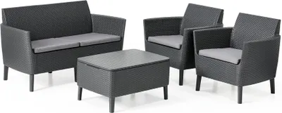 Produktbild von Allibert Salemo Lounge-Set, Farbe Graphite