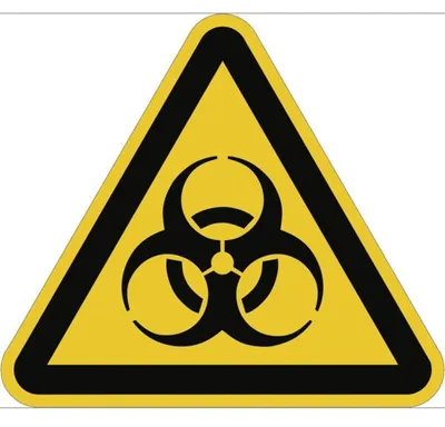 Produktbild von Dreifke® Schild Warnung vor Biogefährdung ISO 7010, Alu, 200 mm SL