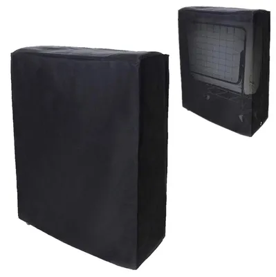 Produktbild von Klappbare Relax-Liegestuhl Abdeckung Wasserdicht Winddicht UV-Beständig 210T Oxford Schwarz 102x33x104cm