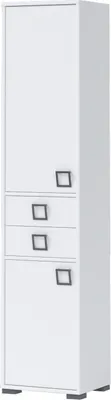Produktbild von Kinderzimmer - Schrank, Farbe: Weiß - Abmessungen: 198 x 44 x 37 cm (H x B x T)