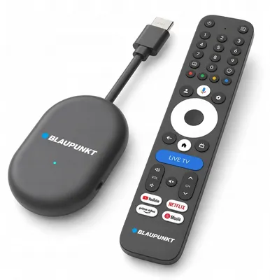 Zdjęcie produktu dla Odtwarzacz multimedialny Blaupunkt A-Stream stick 32 GB HDMI WiFi Google TV
