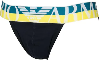 Immagine prodotto di Jockstrap sospensorio slip uomo megalogo log underwear EMPORIO ARMANI articolo 111579 0P516, XL, Cotone 95%,Spandex 5%
