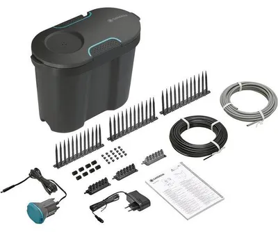 Immagine prodotto di Kit di irrigazione automatica per le vacanze GARDENA con serbatoio d'acqua, per l'irrigazione autonoma di 36 piante in vaso, sia all'interno che all'esterno