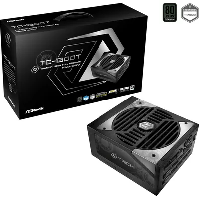 Image de ASRock Taichi Series TC-1300T   1300W ATX 80+ Titanium black retail