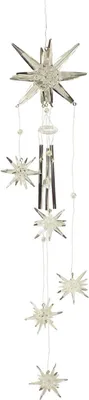 Produktbild von HAAC Windspiel Klangspiel Mobile mit Motiv Weihnachtsstern Stern Länge 33 cm