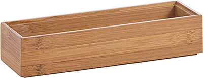 Image de ZELLER PRESENT Boîte de rangement Bamboo 23x7,5x5cm nature