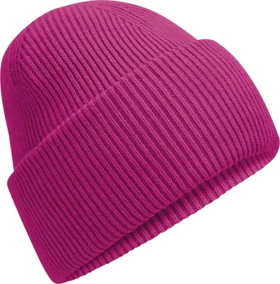 Produktbild von Beechfield - "Classic Deep" Mütze für Herren/Damen Uni, Mit Bündchen BC7029 (Einheitsgröße) (Festival Fuchsie)