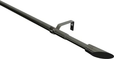 Produktbild von Gardinenstangen Set ausziehbar Shaft edelstahl-optik 190-340 cm Ø 16/19 mm