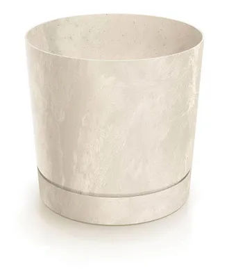 Immagine prodotto di Vaso da fiori TUBO P BETON EFFECT 23,9 cm - colore: crema