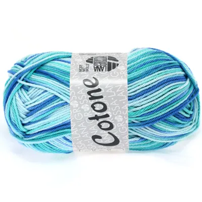 Produktbild von Cotone Print 312 | Eisblau/Helltürkis/Blau