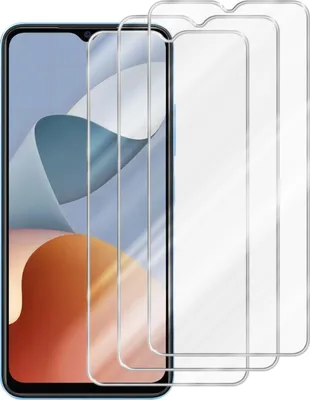 Obrázek produktu pro Cadorabo 3x Ochranná fólie pro ZTE Blade A54 in CRYSTAL CLEAR Tvrzená fólie na displej s pancéřovou úpravou