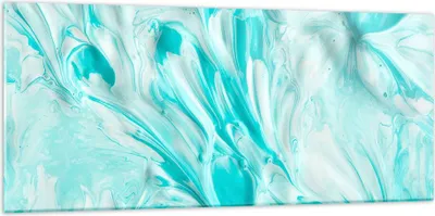 Produktbild von Bilder auf glas - Blume Abstraktion - 120x50cm - Glasbilder - Wandbilder - Kunstdruck - zum Aufhängen bereit - Wanddekoration aus Glas - Glas Bilder - Wandbild auf Glas - Einteilig - GAB120x50-3827