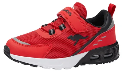 Produktbild von KangaROOS KX-ARG EV Sneaker Kinder Schuhe Unisex 10039 000 6173 rot/schwarz, Schuhgröße:34 EU