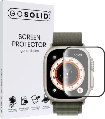 Obrázek produktu pro GO SOLID! Ochranné sklo pro Apple watch Ultra (49 mm) z tvrzeného skla