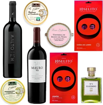 Produktbild von Selección Élite con estuche Wein-Pakete Spanien  150.00 cl 14.0 %