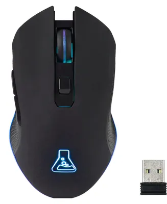 Obrázek produktu pro Herní myš, bezdrátová, černá - optický senzor 3200 DPI - 6 tlačítek