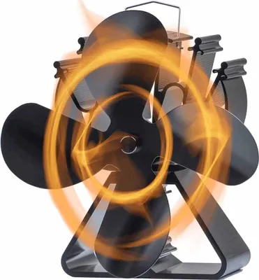 Obrázok produktu pre Ventilátor na krbové kachle 4 cepelový - Triangel 624B