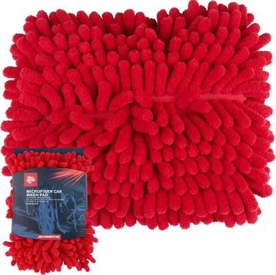Produktbild von Dirt Devil Mikrofaser-Chenille Waschhandschuh 18×4×24 cm – Rot