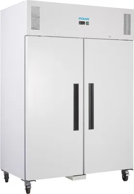 Obrázek produktu pro Lednička Polar 1200 litrů - nerezová ocel, dělené dveře, vhodná pro GN2/1