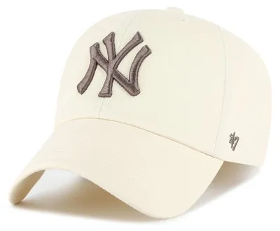 Produktbild von '47 Brand MLB New York Yankees '47 CLEAN UP Cap Contrast Natural