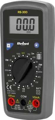 Zdjęcie produktu dla MIE-RB-30D Miernik uniwerslany REBEL RB-30D