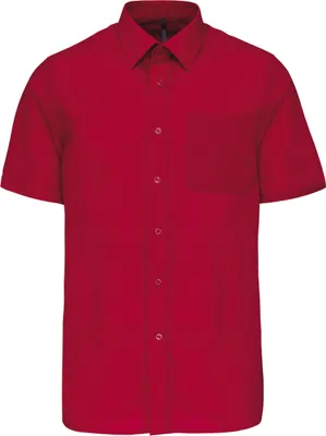 Produktbild von Kariban Popeline Kurzarmhemd Baumwollpolyester pflegeleicht für Herren