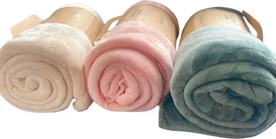 Obrázek produktu pro Unyqoos® deka z sherpa fleecu 600 GSM – oboustranná deka 160×180 cm, s umělou kožešinou a sherpa fleecem, růžová, extra měkká, ideální na pohovku i do postele