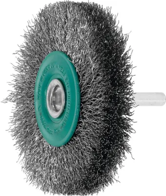 Produktbild von Lessmann Schaft-Rundbürste INOX-Draht 0,30 mm, Bürsten-⌀xBesatzbreite: 80X18 mm