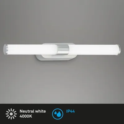 Produktbild von LED Spiegelleuchte 40 cm 6 Watt 4000 Kelvin 720 Lumen IP44 chrom Briloner