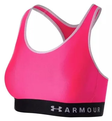 Image de Brassière Under Armour Mid Keyhole Rose