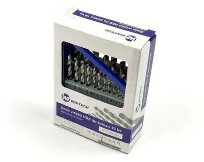 Image de Jeu de mèches à métaux WINTECH® 1,0-10 mm 19 pcs - paquet de 1