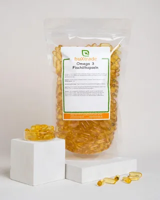 Produktbild von 100 g Omega 3 Fischölkapseln | Fischöl | Softgel-Kapseln