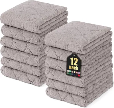Produktbild von Solidchoice – Set mit 12 Mikrofasertücher, 25 x 50 cm