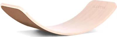 Produktbild von Wobbel Board Original - Leinen-Whitewash, Filz braun