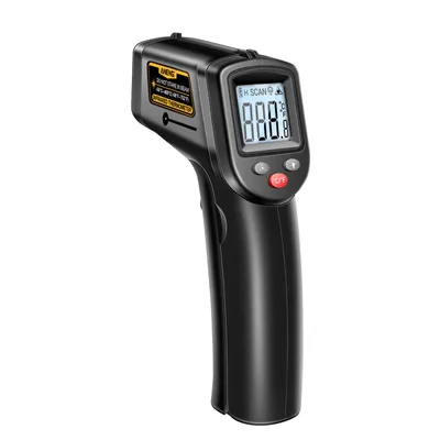 Produktbild von ANENG ANENG TH201 -50¡æ¡«400¡æ /-58šH¡«752šH Beruehrungsloses Infrarot-Thermometer IR-Laser-Thermometer Handdigitaler Temperaturtester Industriethermometer fuer Kueche, Kochen, Automobil, nicht fuer menschliche Koerpertemperatur