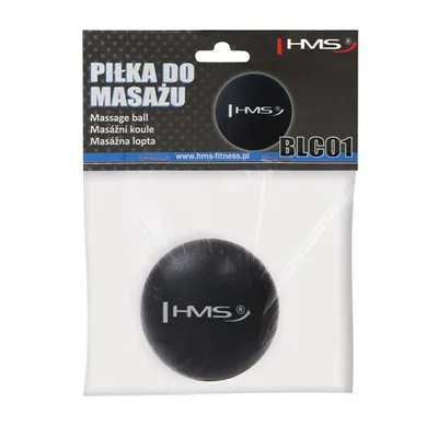 Obrázek produktu pro Masážní míč HMS BLC01 černý - Lakrosový míč