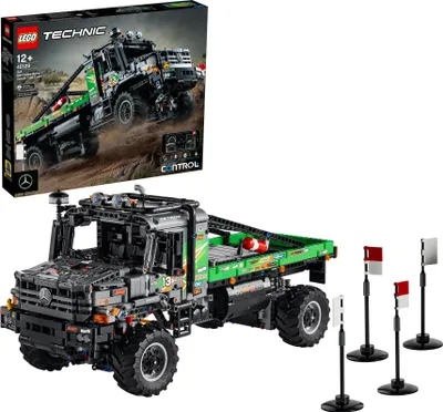 Produktbild von LEGO 42129 Technic 4x4 Mercedes-Benz Zetros Offroad-Truck, Ferngesteuertes Auto