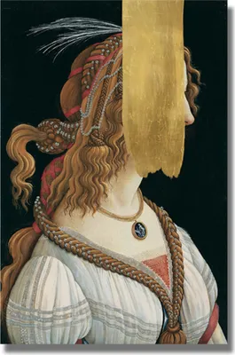 Produktbild von TPFLiving Kunstdruck LW-530 (OHNE RAHMEN) Poster - Leinwand - Wandbild - Hochauflösender Giclée-Druck, langlebig und hochwertig - Sandro Botticelli - Die Frau - Größe: 20x30cm