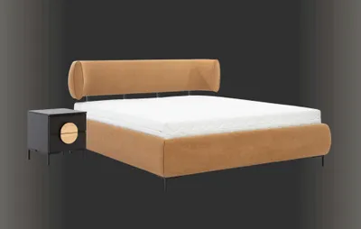 Obrázok produktu pre Nočný stolík Šedá spálňa Elegantný stolík Luxusný drevený nábytok Nočný stolík