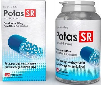 Immagine prodotto di Potassio SR: supporto per una pressione sanguigna normale Activlab Pharma