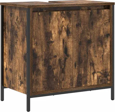 Immagine prodotto di vidaXL Mobiletto in rovere fumé 60x34,5x60 cm