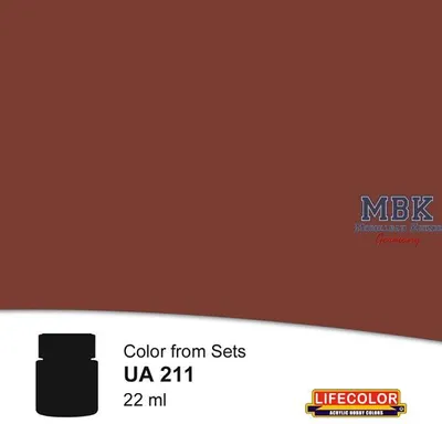 Imagen del producto de LIFECOLOR LC-UA211 UA211, color marrón rojizo, RAL 8012