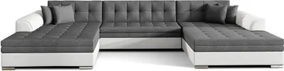 Produktbild von Wohnlandschaft U-Form Vera XXL Sofa mit Schlaffunktion Farbe Sawana 05/ Soft 17