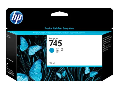 Produktbild von HP 745 Cyan DesignJet Tintenpatrone