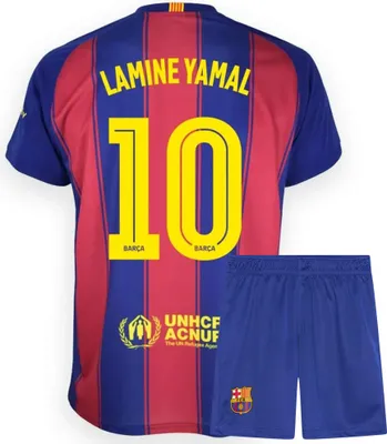 Produktbild von Lamine Yamal FC Barcelona Heimtrikot Kinder - Größe 164 - Saison 2025/2026 - Offizielle FC Barcelona Fanartikel