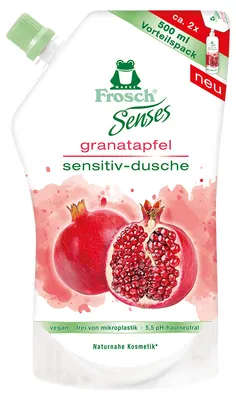 Produktbild von Frosch Dusche Senses Granatapfel Nachfüller