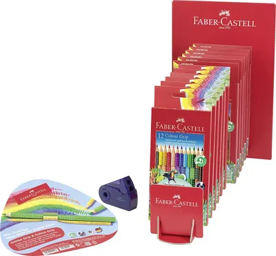 Image de Faber-Castell Aktionspaket "Grip" 32er Display 3-fach sortiert 666170 4005402021758