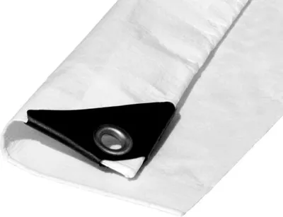 Produktbild von Edm Doppelgesichtsmarkise 5x8 M Weiß Weiß One Size